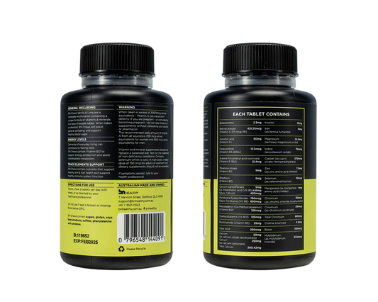 BN Chews Vanilla & Lime with 18mg Iron - Bariatric Chewable Multivitamins