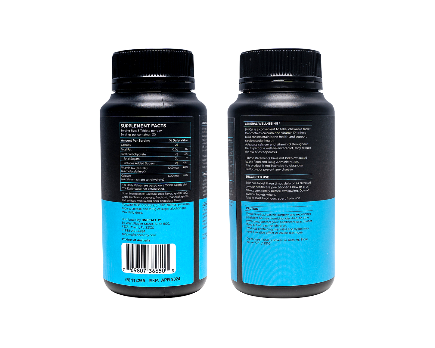 BN Caps - Bariatric Multivitamin Capsules & BN Cal - 3 Months Subscription - Save 25%