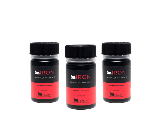 BN Iron - Iron Tablets plus Vitamin C - 3 Month Subscription - Save 30%