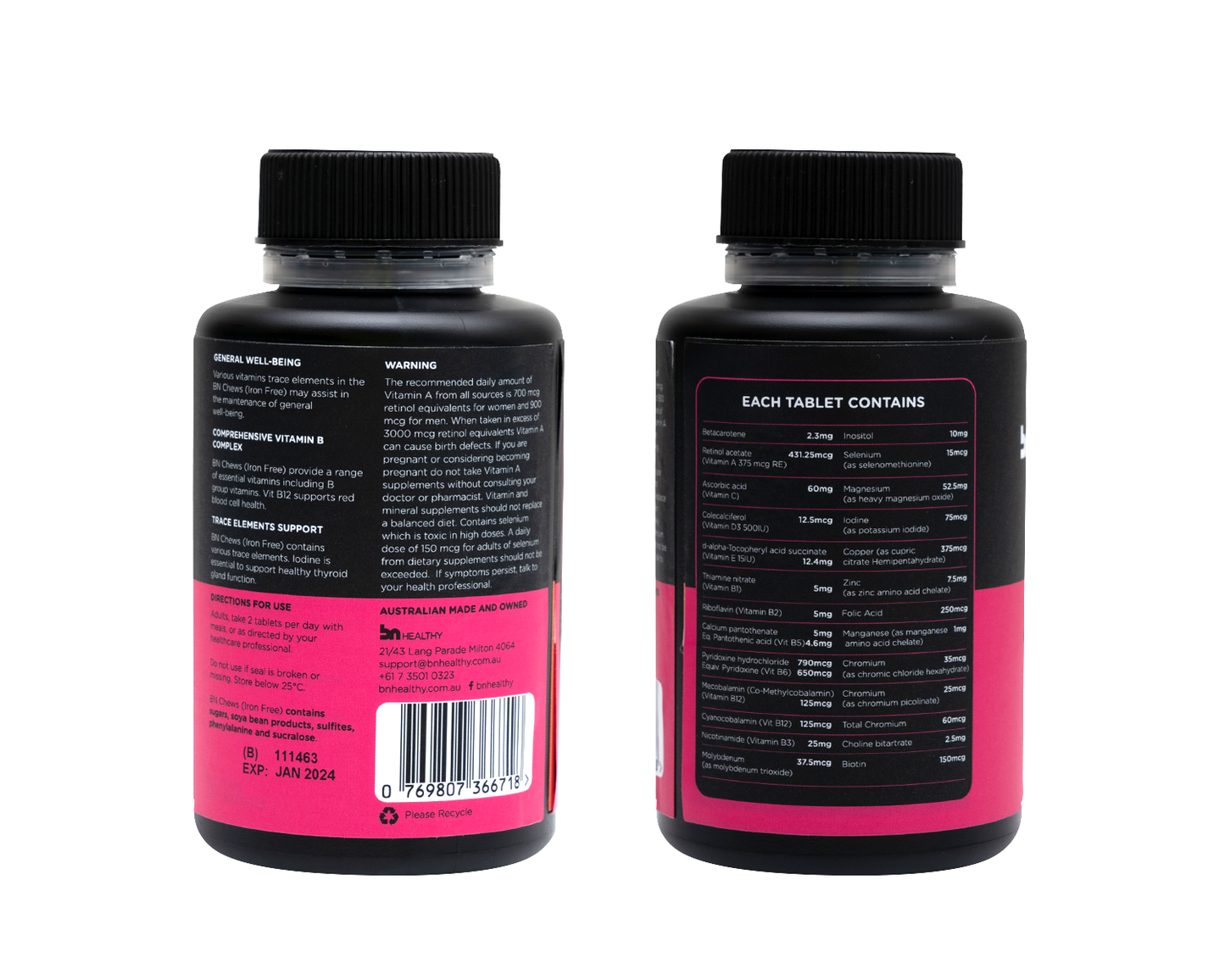 BN Chews Iron Free - Chewable Multivitamins - 3 Month Subscription - Save 15%