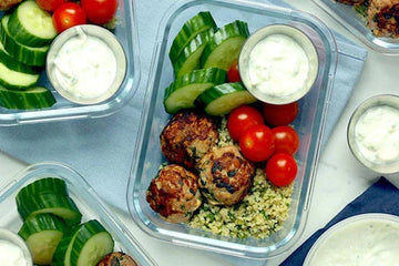Greek Meatball Mezze Bowls