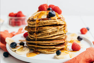 Peanut Butter Protein Pancakes (Gluten Free)