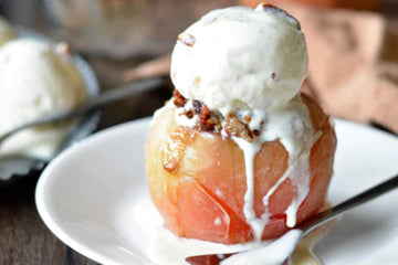 Pecan-Stuffed "Baked" Apples
