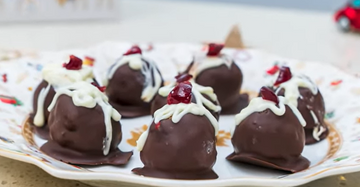 Christmas Chocolate Protein Ball