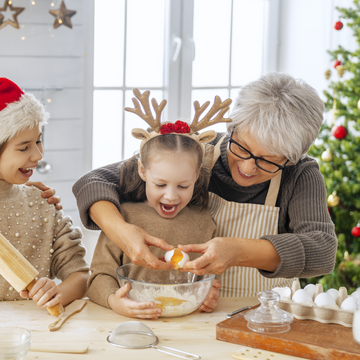 Doughnuts with Christmas design