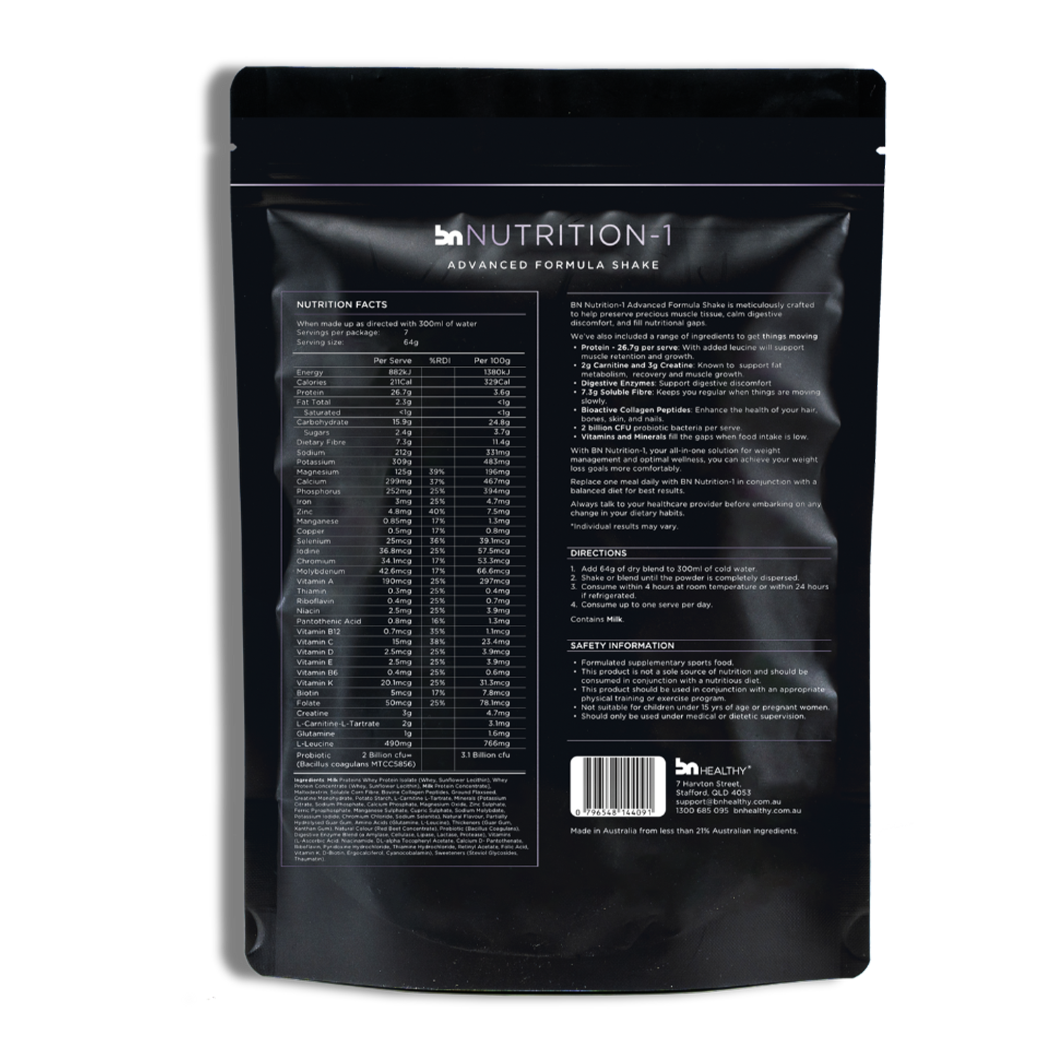 BN Nutrition-1  - Advanced Formula Shake