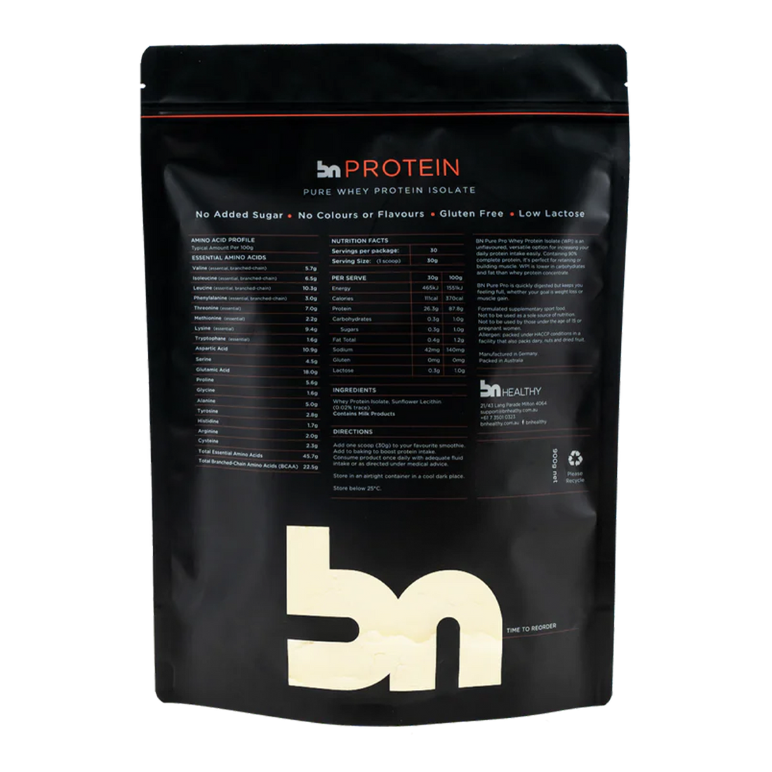 BN Protein - Whey Protein Isolate Powder