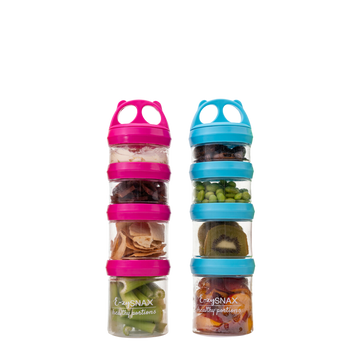 E-zy Snax: 4 Stackable Containers