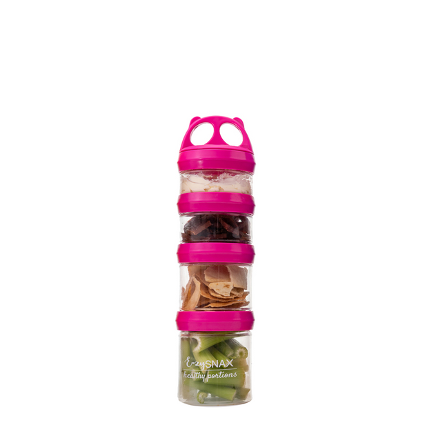 E-zy Snax: 4 Stackable Containers