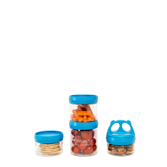 E-zy Snax: 4 Stackable Containers