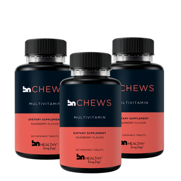 BN Chews - Raspberry with 45mg Iron - Bariatric Chewable Multivitamins - 3 Month Subscription - Save 30%
