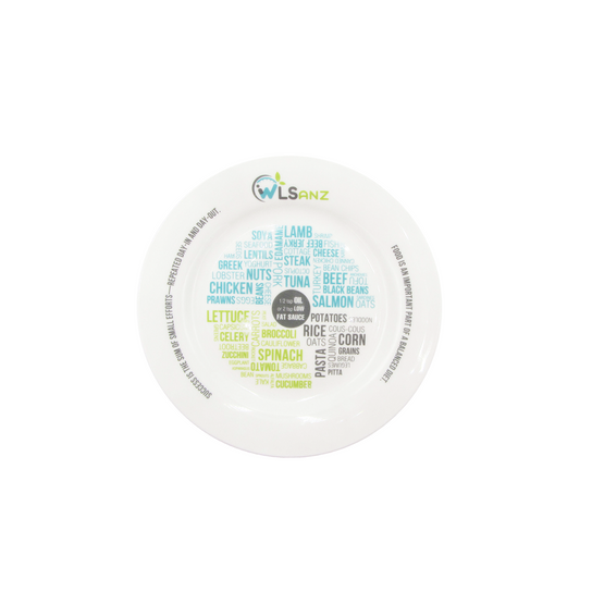 BN Portion Control Plate & Bowl - High Quality Porcelain