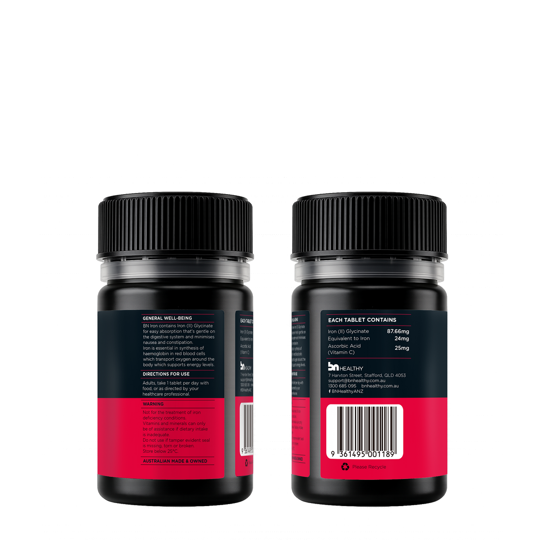 BN Iron - Iron Tablets plus Vitamin C