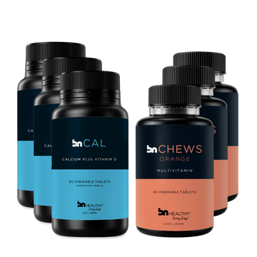 BN Chews -Chewable Bariatric Multivitamins & BN Cal - 3 Month Subscription - Save 25%