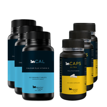 BN Caps - Bariatric Multivitamin Capsules & BN Cal - 3 Months Subscription - Save 25%