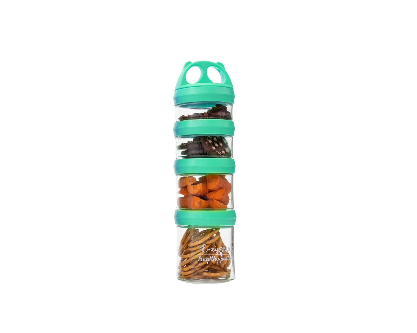 E-zy Snax: 4 Stackable Containers