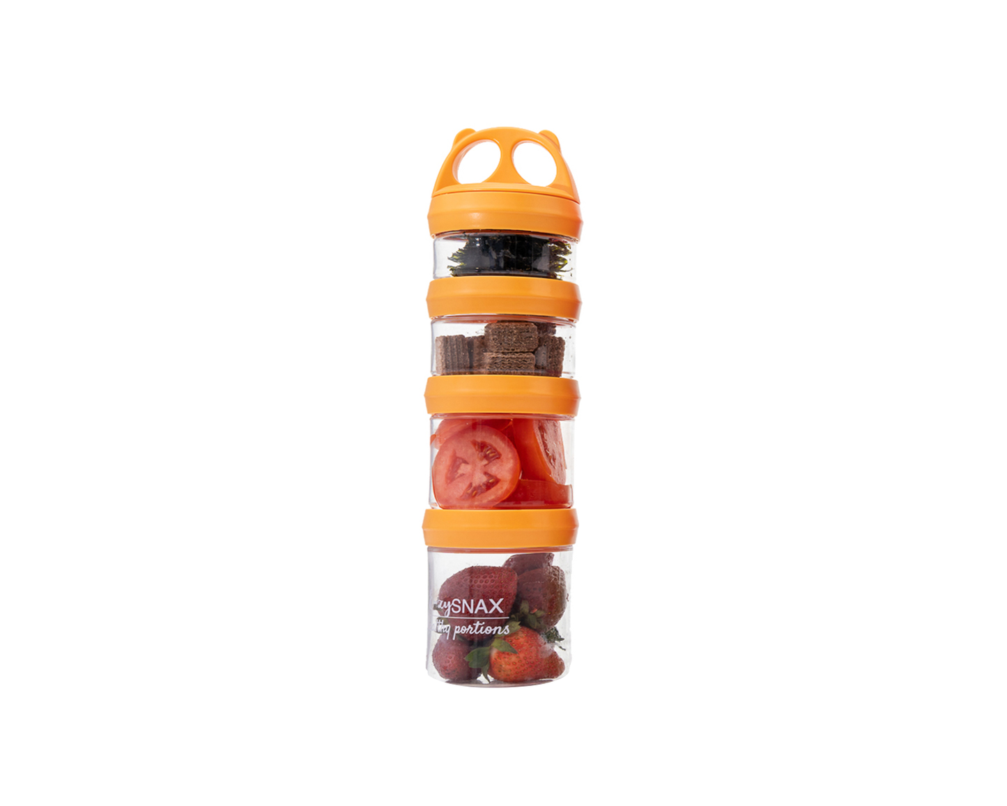 E-zy Snax: 4 Stackable Containers