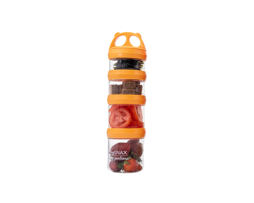 E-zy Snax: 4 Stackable Containers
