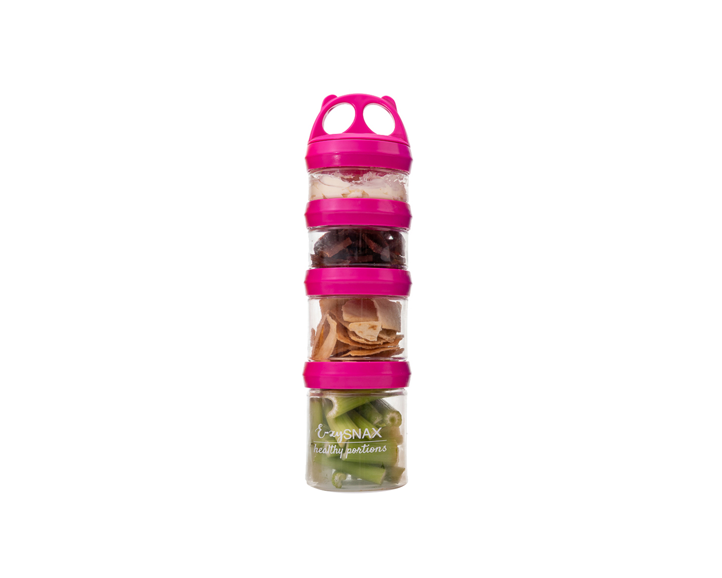 E-zy Snax: 4 Stackable Containers