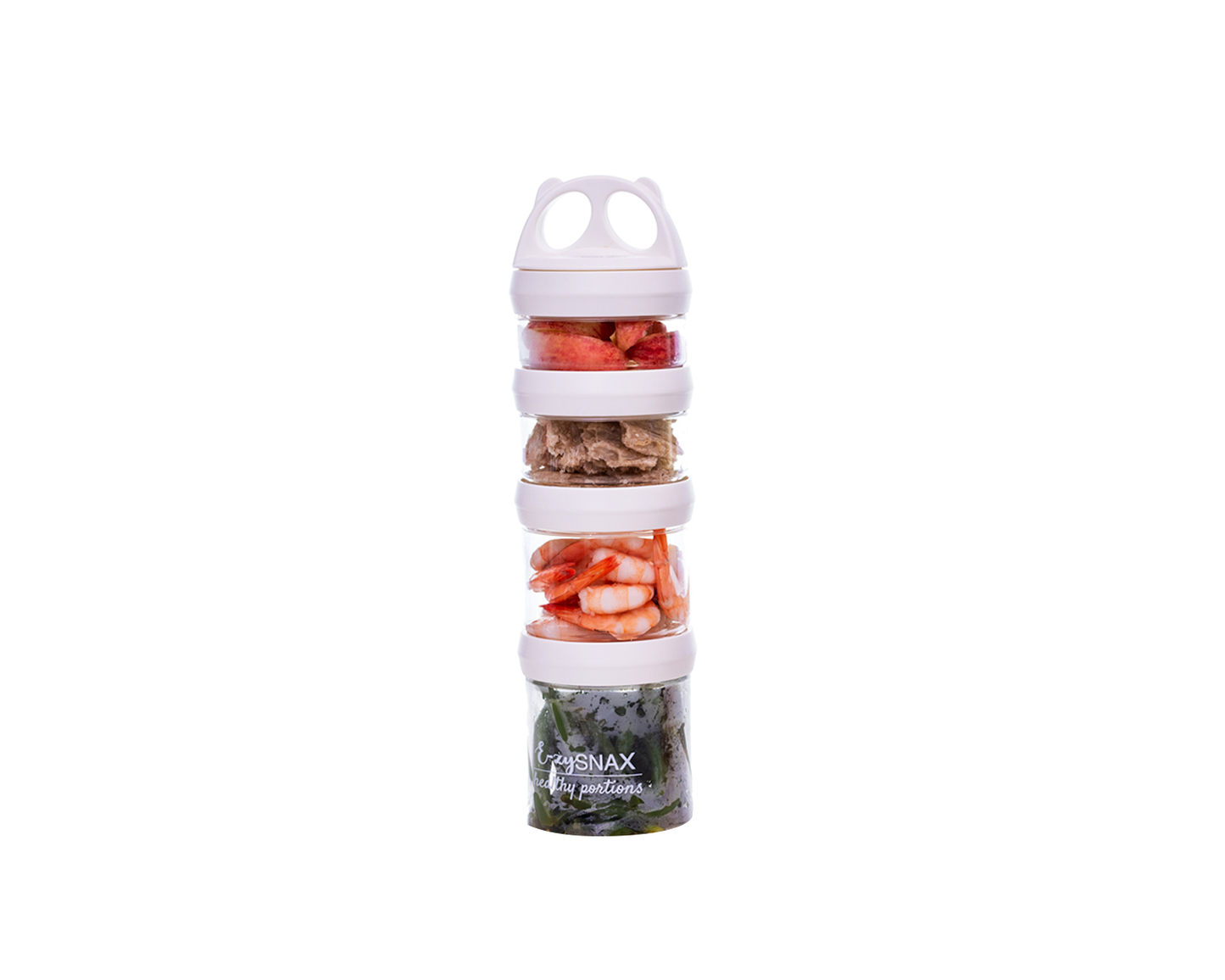 E-zy Snax: 4 Stackable Containers