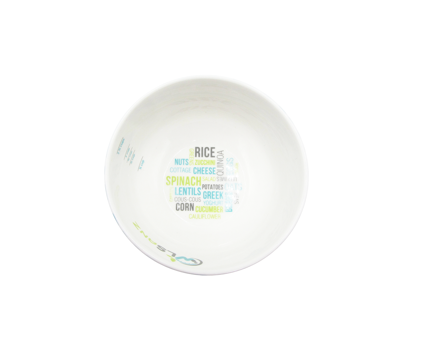 BN Portion Control Plate & Bowl - High Quality Porcelain