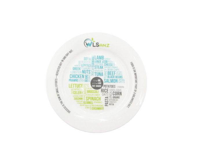 BN Portion Control Plate & Bowl - High Quality Porcelain